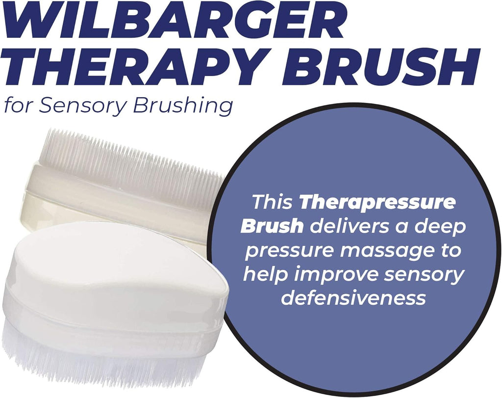 Wilbarger Therapy Brush, 2 Pack – Therapressure Brush for Occupational Therapy for Sensory Brushing – Protocol Designed by Patricia Wilbarger – Use as Part of The Wilbarger Brushing Protocol