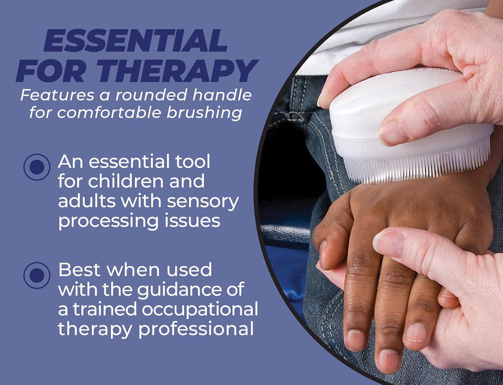 Wilbarger Therapy Brush, 2 Pack – Therapressure Brush for Occupational Therapy for Sensory Brushing – Protocol Designed by Patricia Wilbarger – Use as Part of The Wilbarger Brushing Protocol
