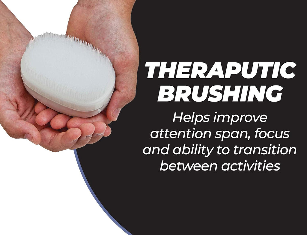 Wilbarger Therapy Brush, 2 Pack – Therapressure Brush for Occupational Therapy for Sensory Brushing – Protocol Designed by Patricia Wilbarger – Use as Part of The Wilbarger Brushing Protocol