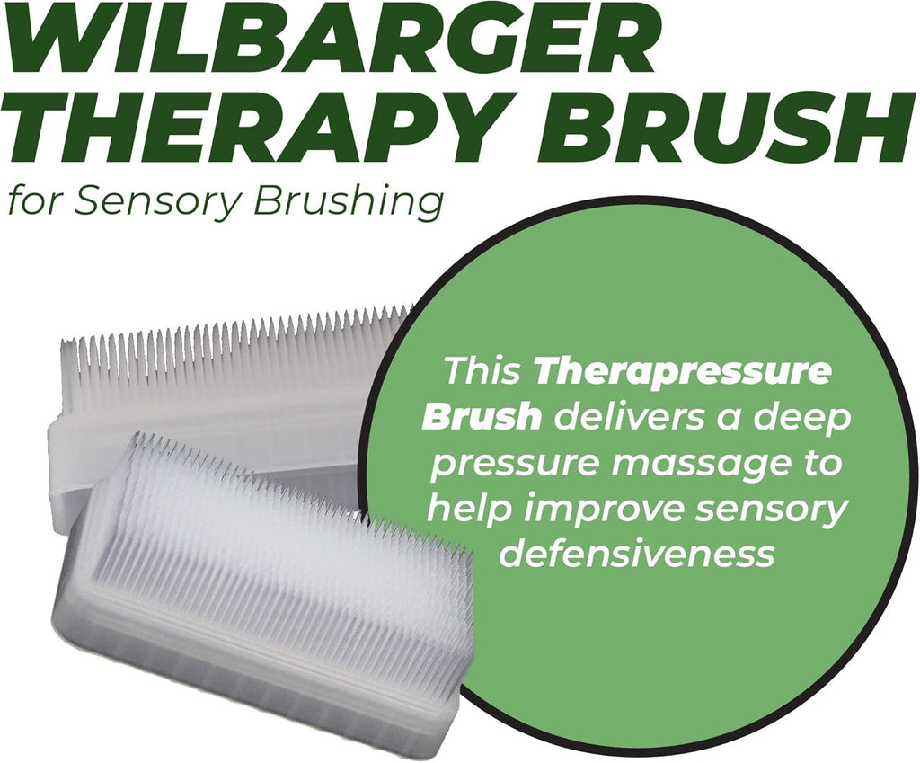 Wilbarger Method Therapy Sensory Brush, 3 Pack – Therapressure Brush for Occupational Therapy for Sensory Brushing – Use as Part of the Wilbarger Brushing Protocol