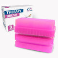 Wilbarger Method Therapy Sensory Brush Occupational & Therapressure Brush for Calming, Stimulating, and Sensory Brushing – Use as Part of The Wilbarger Brushing Protocol, Pink, 3 Count (Pack of 1)